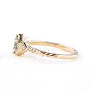 Agatha Ring, 0.76ct Pale Blue Montana Sapphire