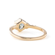 Agatha Ring, 0.76ct Pale Blue Montana Sapphire