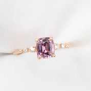 Estel Fleur Ring 1.29ct Light Pink Spinel, 14k Rose Gold (One of a kind)