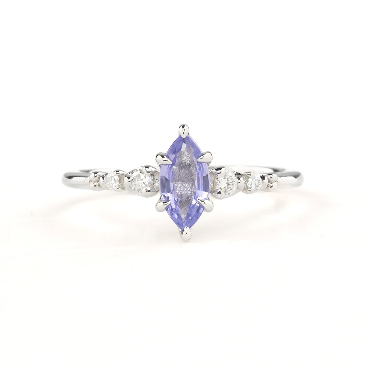 Estel Fleur Ring, 0.61ct Madagascar Sapphire