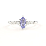 Estel Fleur Ring, 0.61ct Madagascar Sapphire