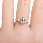Agatha Ring, 0.91ct Montana Sapphire