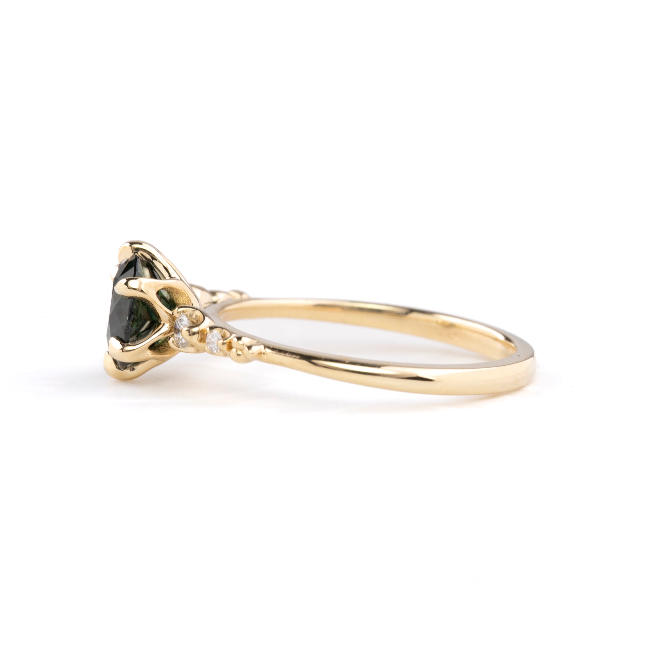 Celeste Ring, 0.35ct Montana Sapphire
