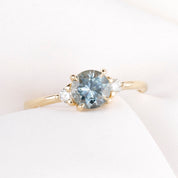 Emilie Ring, 1.23ct Montana Sapphire