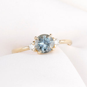 Emilie Ring, 1.23ct Montana Sapphire