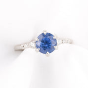 Estel Fleur Ring, 2.42ct Ceylon Sapphire