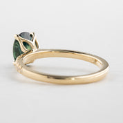 Maria Ring, 1.53ct Queensland Sapphire, oval shape gemstone