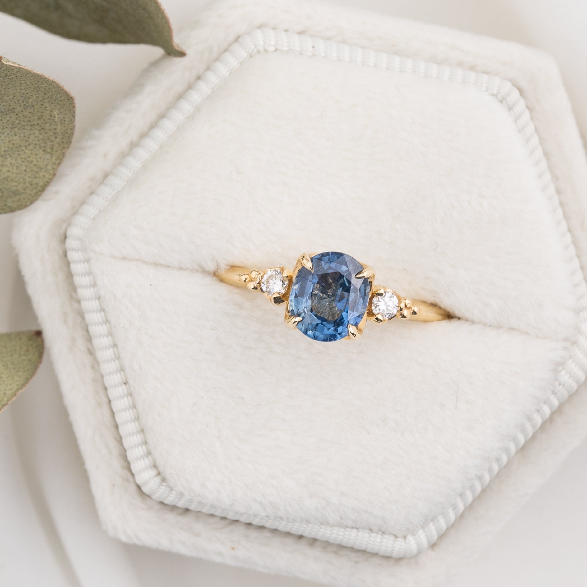 Estel Ring - 1.19ct Blue Sapphire (One of a kind)