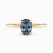 Sara Ring, 1.21ct Montana Sapphire, oval shape gemstone