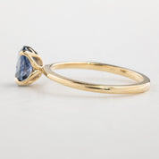 Sara Ring, 1.21ct Montana Sapphire, oval shape gemstone