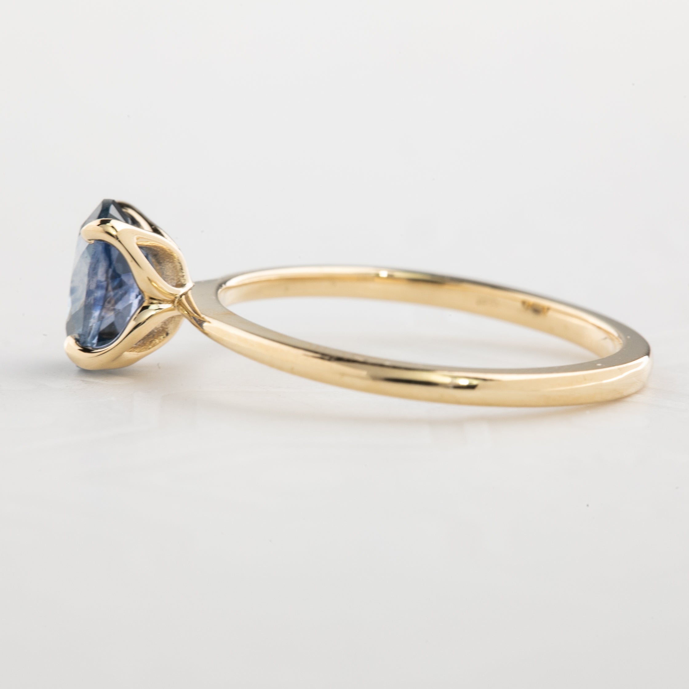 Sara Ring, 1.21ct Montana Sapphire, oval shape gemstone