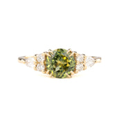 Remi Ring 1.50ct Parti Yellow Green Montana Sapphire, 14K Yellow Gold