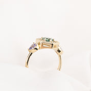 Lila Ring, 0.81ct Light Green Montana Sapphire