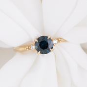 Estel Ring 0.99ct Deep Blue Queensland Sapphire (One of a kind)