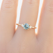 Emilie Ring, 0.75ct Montana Sapphire