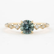 Celeste Ring, 0.95ct Montana Sapphire