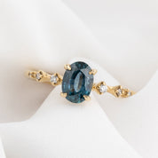 Celeste Ring, 1.00ct Montana Sapphire One of a kind
