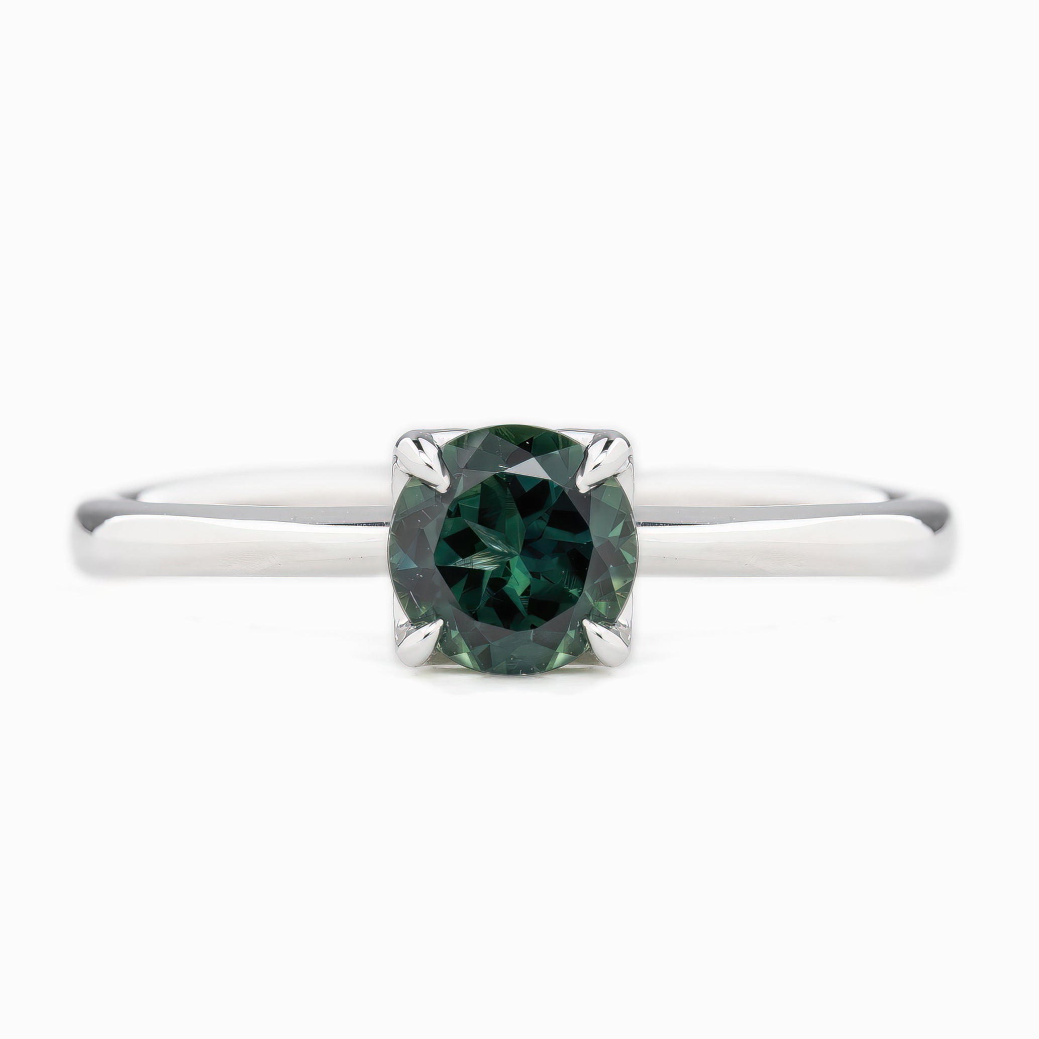 【即日配送】サラリング ・0.82ct・クイーンズランド産ブルーグリーンサファイア・K14WG