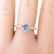 Maria Luxe Grand Ring, 2.06ct Montana Sapphire