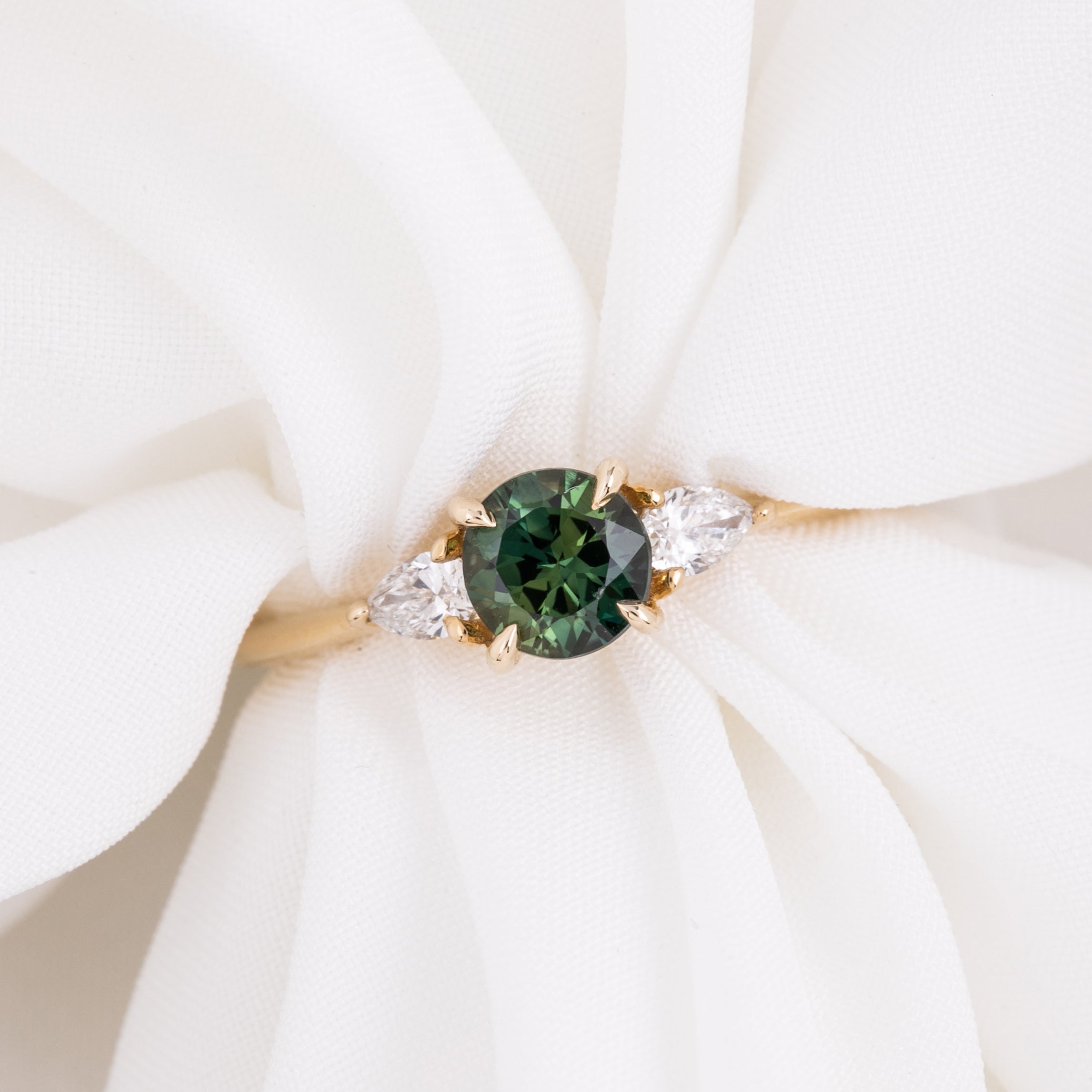 Olivia Ring, 5.5mm Queensland Sapphire of your choice