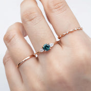 Olivia Ring, 5.5mm Queensland Sapphire of your choice