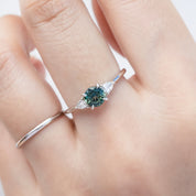 Olivia Ring, 5.5mm Queensland Sapphire of your choice