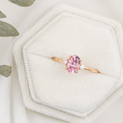 Emilie Ring 0.98ct Pink Spinel, 14K Rose Gold (One of a kind)
