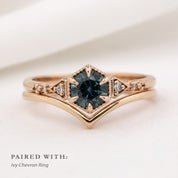 Agatha Ring, 0.70ct Montana Sapphire