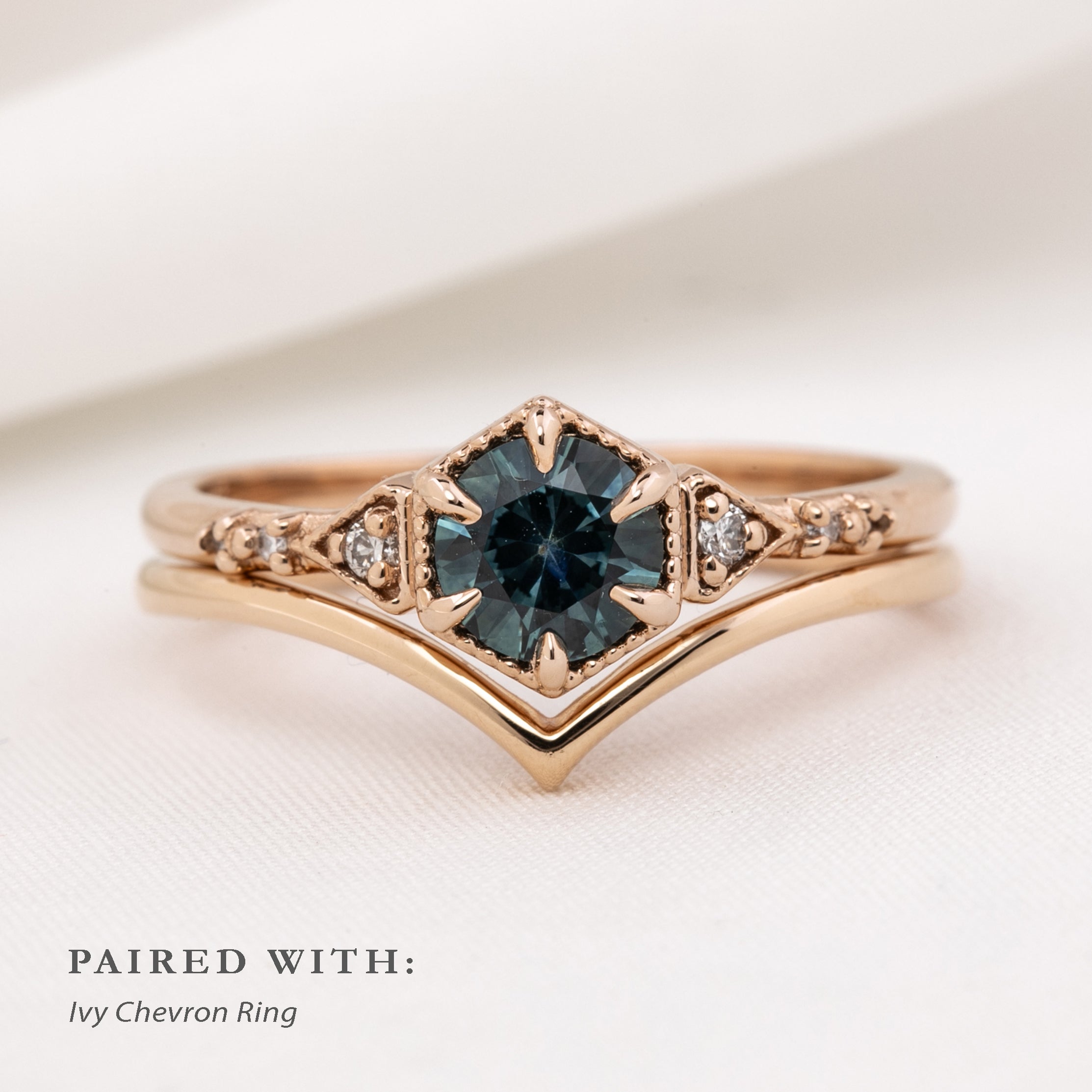 Agatha Ring, 0.70ct Montana Sapphire
