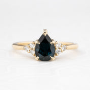 Teresa Ring, 1.37ct Teal Queensland Sapphire