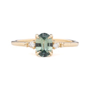 Estel Ring, 0.87ct Madagascar Sapphire, oval shape gemstone