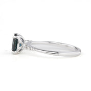 Estel Fleur Ring, 1.15ct Queensland Sapphire, oval shape gemstone