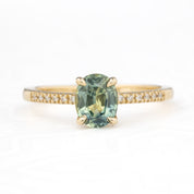 Audrey Ring, 1.20ct Montana Sapphire, oval shape gemstone
