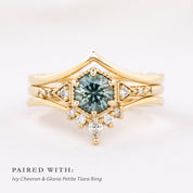 Agatha Ring, 0.70ct Montana Sapphire