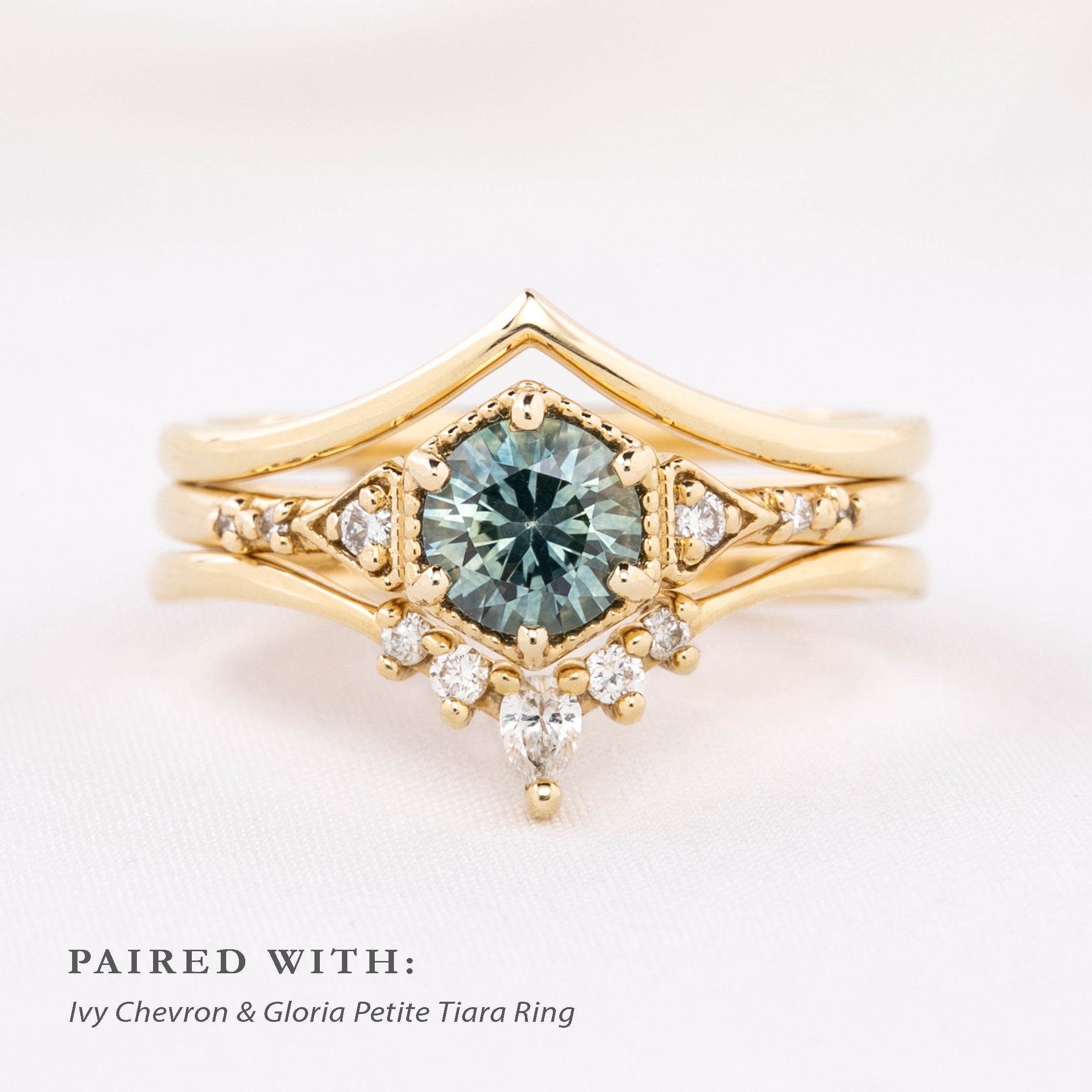Agatha Ring, 0.70ct Montana Sapphire