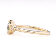 Agatha Ring, 0.75ct Montana Sapphire