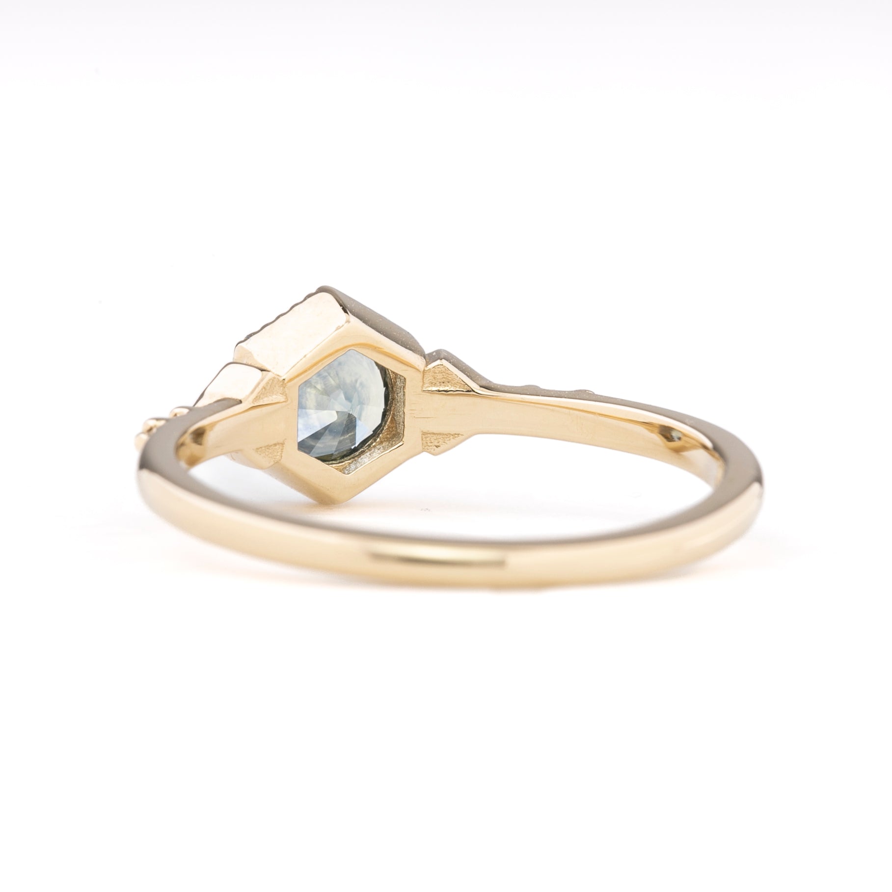 Agatha Ring, 0.75ct Montana Sapphire