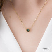 Milgrain Hexagon Necklace Setting