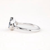 Agatha Ring, 0.87ct Montana Sapphire