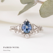 Agatha Ring, 0.87ct Montana Sapphire