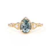 Agatha Ring, 0.91ct Montana Sapphire