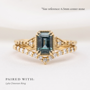 Agatha Ring, 1.38ct Light Blue Montana Sapphire