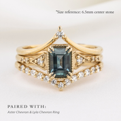 Agatha Ring, 1.38ct Light Blue Montana Sapphire