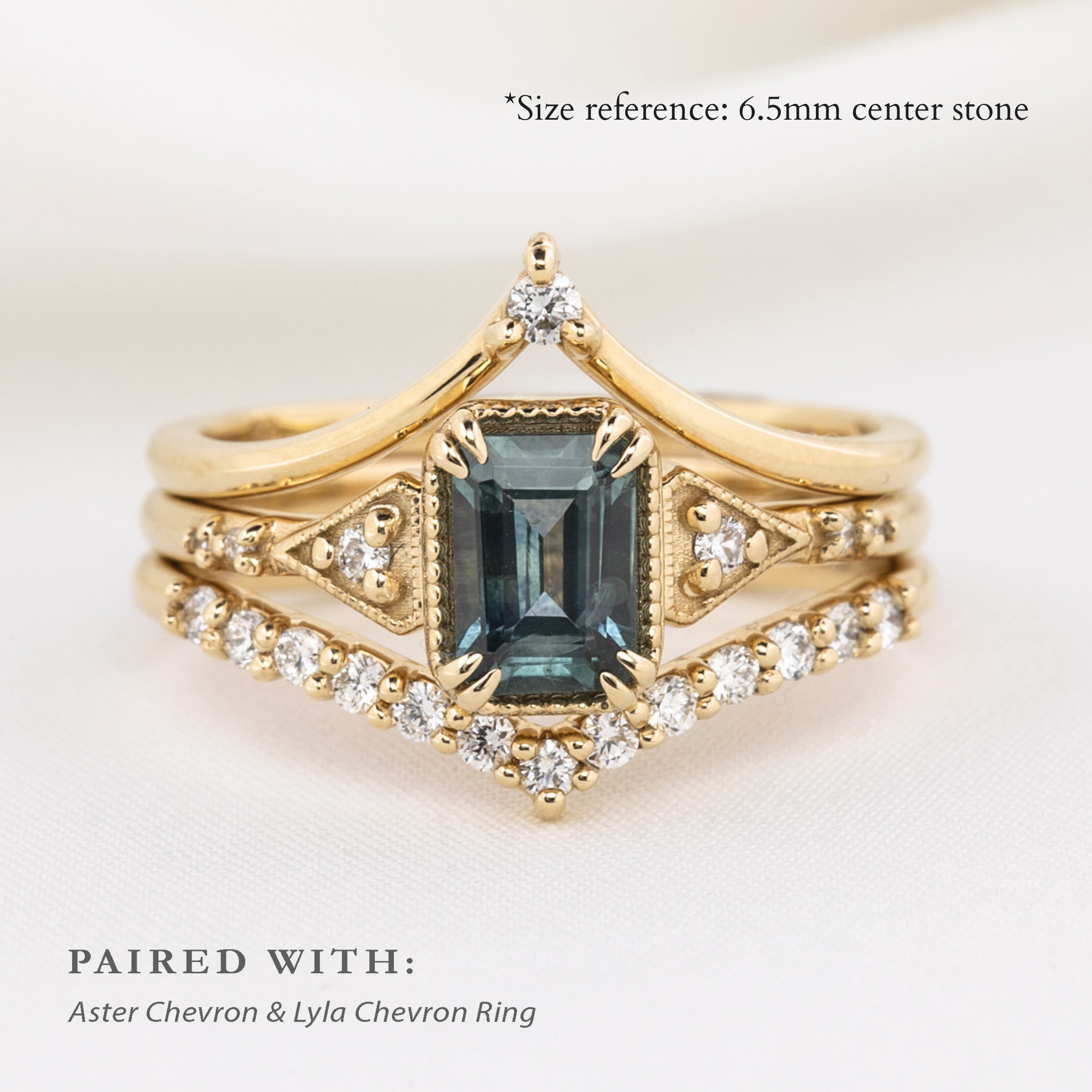 Agatha Ring, 1.38ct Light Blue Montana Sapphire