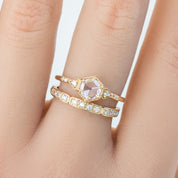 Agatha Round Rose Cut Diamond Ring