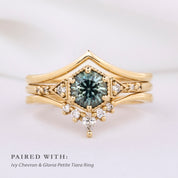 Agatha Ring, 0.70ct Montana Sapphire