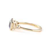Edith Ring, 1.42ct Light Blue Montana Sapphire