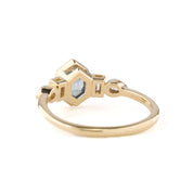 Edith Ring, 1.42ct Light Blue Montana Sapphire