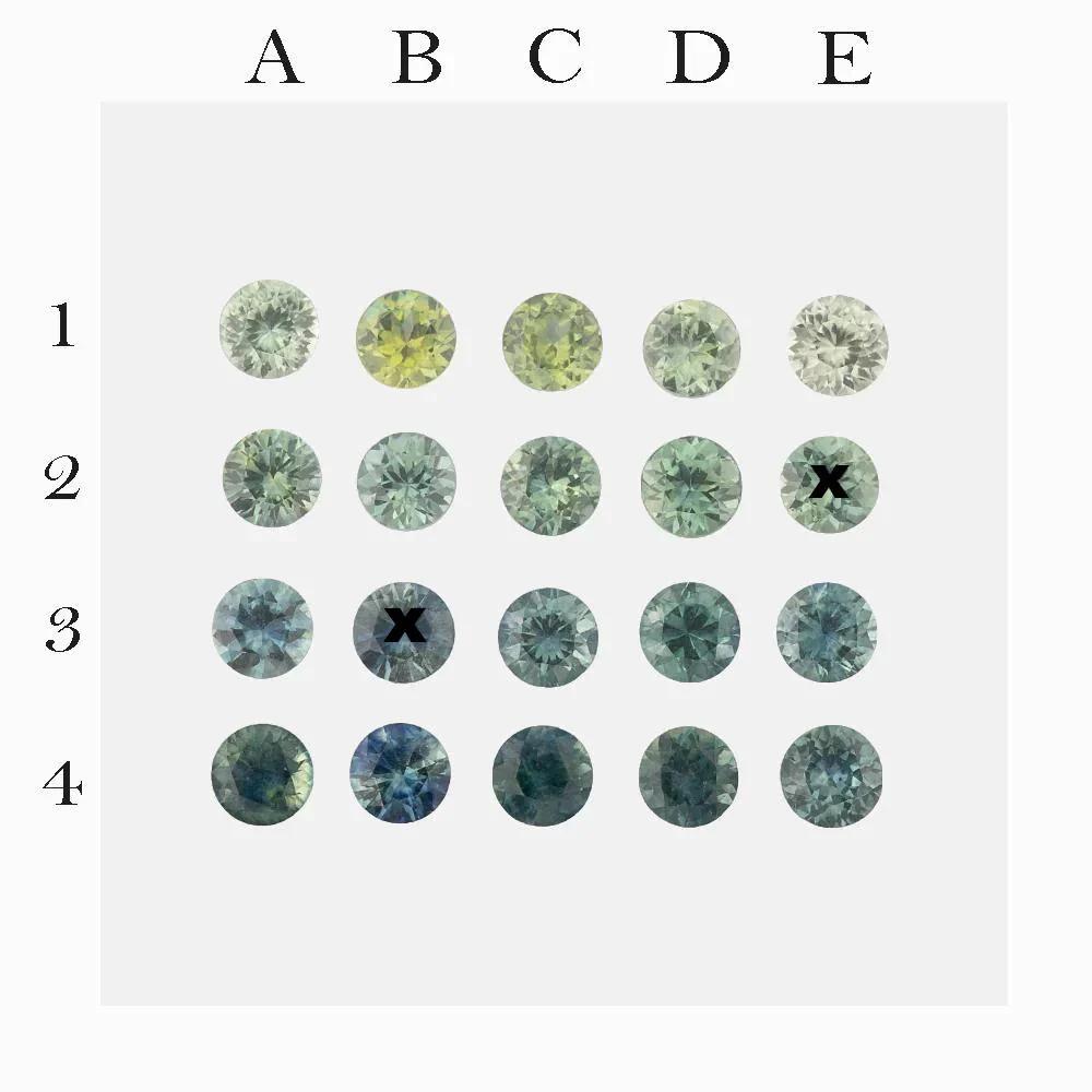 Olivia Ring, 5.5mm Montana Sapphire