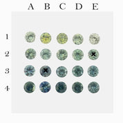 Olivia Ring, 5.5mm Montana Sapphire